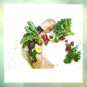 野菜の窓にしがみつく ウィンドウサイン (シート3)