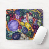 野菜の絵を描くこと マウスパッド (マウス)