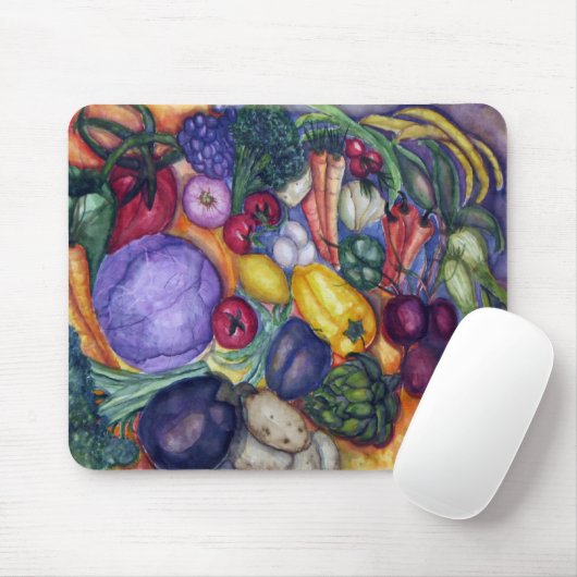 野菜の絵を描くこと マウスパッド (マウス)