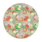 野菜の薄切りの食感 カッティングボード (正面)