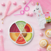 野菜の薄切り ペーパープレート (パーティー)