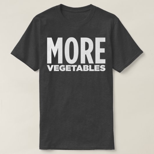 野菜の追加 Tシャツ (デザイン正面)