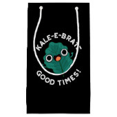 野菜の陽気なパンを楽しもう ダークBG スモールペーパーバッグ (正面)