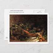 野菜の静物籠ファンゴッホファインアート ポストカード (正面/裏面)