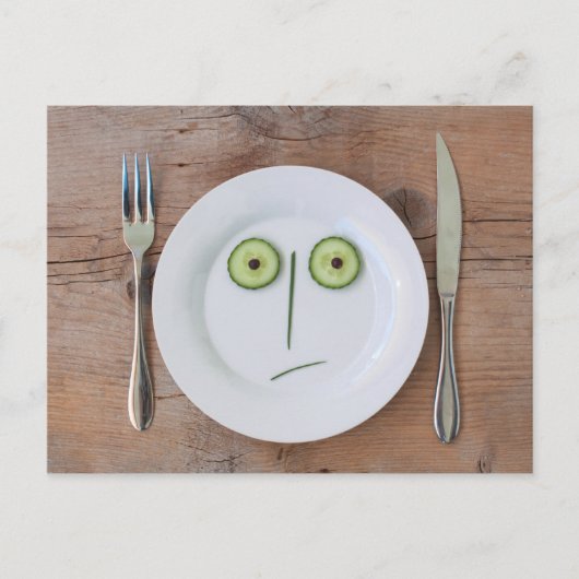 野菜の顔 ポストカード (正面)