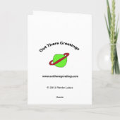 野菜は健康なカードを得ます カード (裏面)