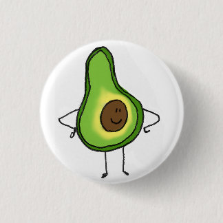 野菜は日のアボカドボタンを救います 缶バッジ