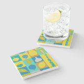 野菜はIを妨げます ストーンコースター (横)