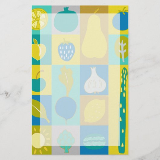 野菜はIを妨げます 便箋 (正面)