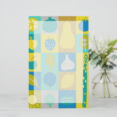 野菜はIを妨げます 便箋 (スタンド正面)