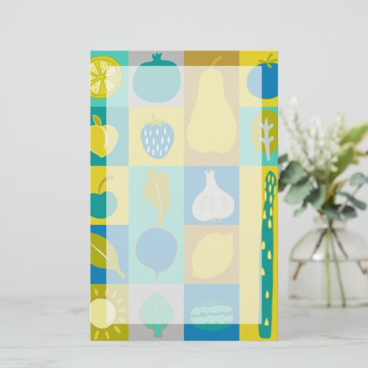 野菜はIを妨げます 便箋 (スタンド正面)