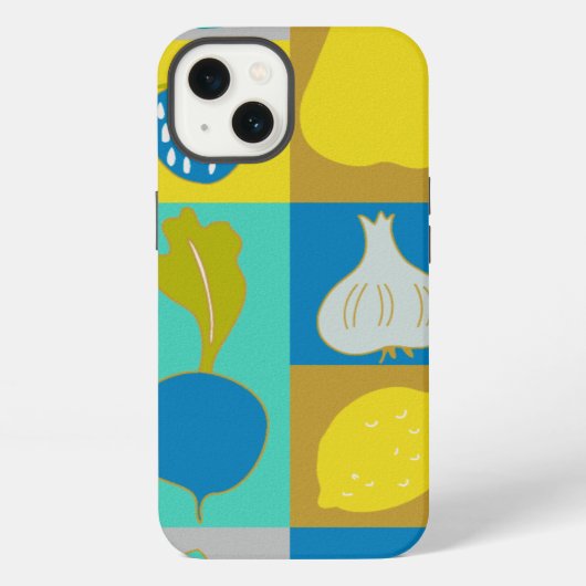 野菜はIを妨げます iPhoneケース (裏面)