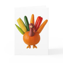 野菜を使った感謝祭のトルコ