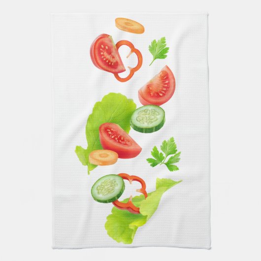 野菜を切る キッチンタオル (縦)