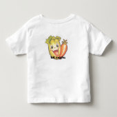 野菜を愛してね  トドラーTシャツ (裏面)