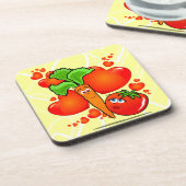 野菜を愛し、コースター コースター (左側)