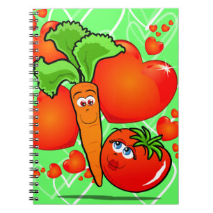 野菜を愛し、ノート ノートブック