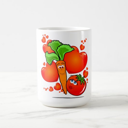 野菜を愛し、マグカップ コーヒーマグカップ (中央)