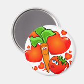 野菜を愛し、磁石 マグネット (正面/裏面)