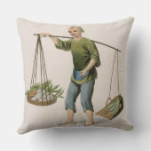 野菜を持つ男の子は、「コスチュームからの54をめっきします クッション (裏面)