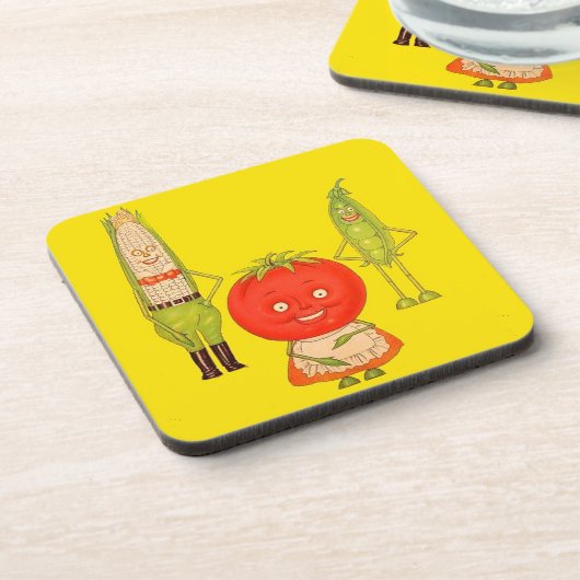 野菜を満たす コースター (左側)