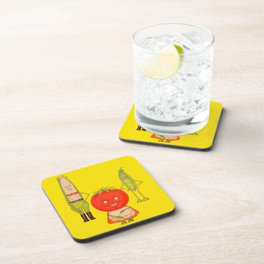 野菜を満たす コースター (右側)