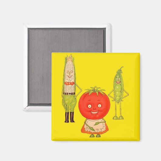 野菜を満たす マグネット (正面/裏面)