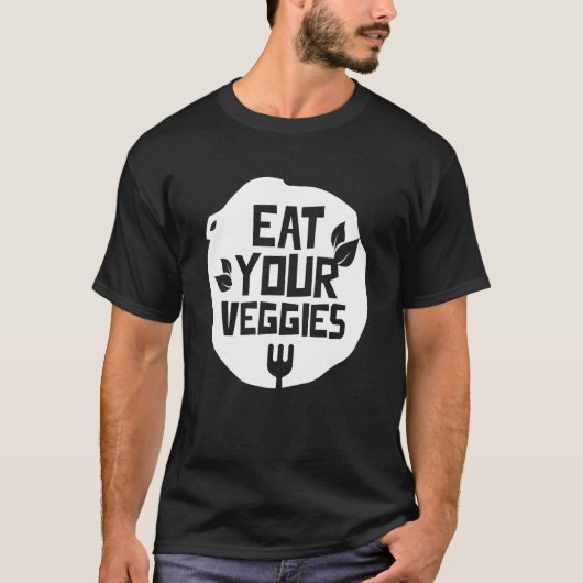 野菜を食べよう 野菜 ガーデニング ベジタリアン プラン Tシャツ (正面)