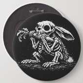 野菜を食べろ - BurnsInHellによるデッドラビット 缶バッジ (正面&裏面)