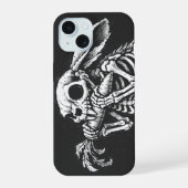 野菜を食べろ - BurnsInHellによるデッドラビット iPhone 15ケース (裏面)