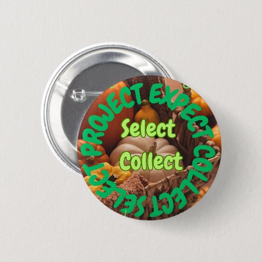 野菜アイコンバッジ – プロジェクトの選択デザイン 缶バッジ (正面&裏面)