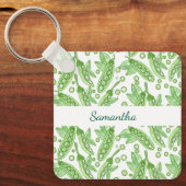 野菜エンドウ キーホルダー (正面)