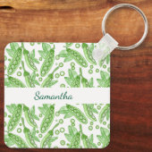 野菜エンドウ キーホルダー (裏面)