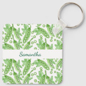 野菜エンドウ キーホルダー (裏面)