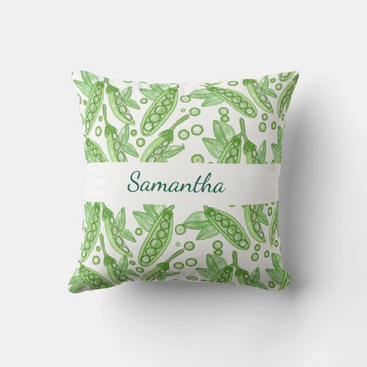 野菜エンドウ クッション (裏面)