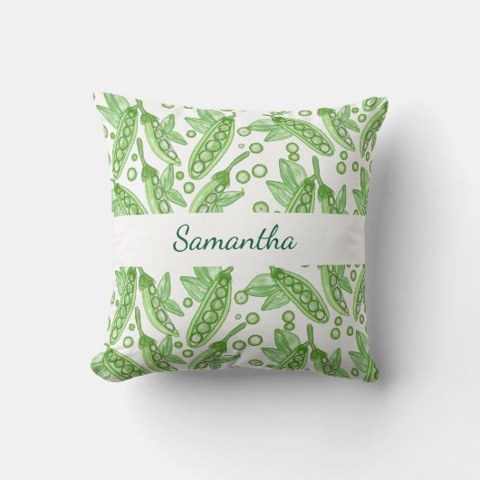 野菜エンドウ クッション (正面)