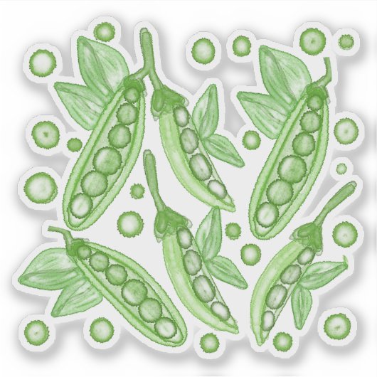 野菜エンドウ シール (正面)
