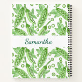 野菜エンドウ ノートブック (裏面)