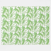 野菜エンドウ フリースブランケット (正面(横))