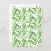 野菜エンドウ ポストカード (正面/裏面)