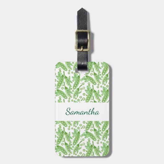 野菜エンドウ ラゲッジタグ (正面縦)