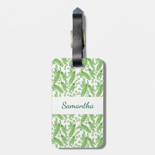 野菜エンドウ ラゲッジタグ (裏面縦)