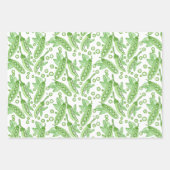 野菜エンドウ ラッピングペーパーシート (正面)