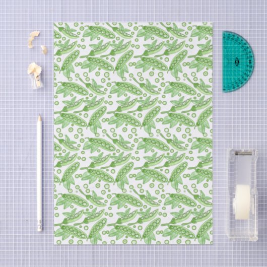 野菜エンドウ 薄葉紙 (クラフト)