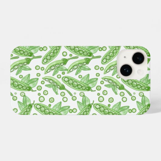 野菜エンドウ iPhoneケース (裏面横)