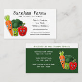 野菜カスタマイズ農業用名刺 名刺 (正面/裏面)