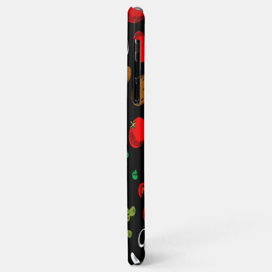 野菜カラフルアイコン Case-Mate iPhoneケース (裏面/左)