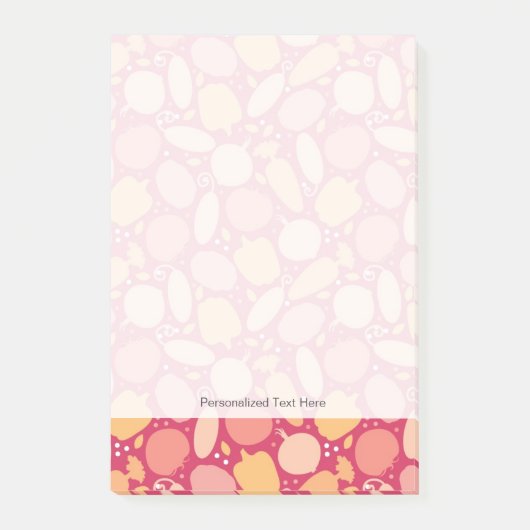 野菜カラフル模様 ポストイット (正面)