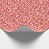 野菜カラフル模様 ラッピングペーパー (角)