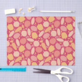 野菜カラフル模様 薄葉紙 (クラフト)